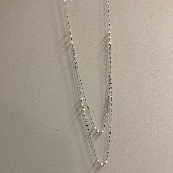 Evie & Emma fine silver plated necklace - Picture 8 of 9